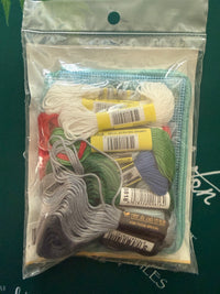 Mahjong coin purse needlepoint kit